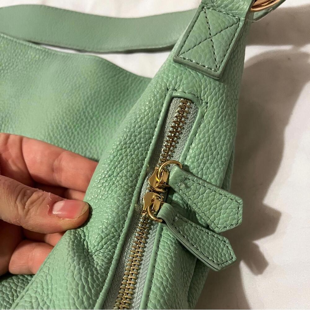 Mint Leather Hobo Bag - Picture 5 of 9